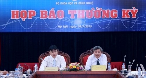  Bộ Khoa học và Công nghệ tổ chức họp báo thường kỳ Quý II năm 2015